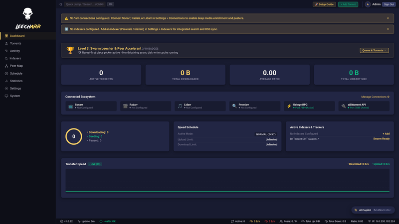 Leecharr Dashboard